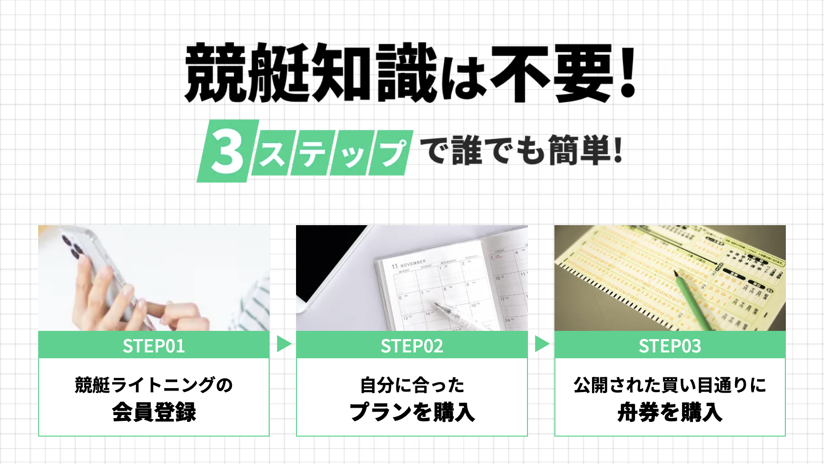 競艇ライトニングのLP画像