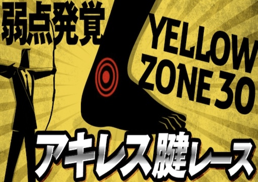 競艇サンダーバード アキレス腱YELLOW ZONE30